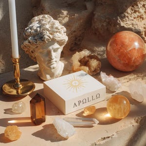 Apollo Crystal Mystery Box Greek Mythology Gift Unique Apollo Altar Decor for Greek God Apollo Hellenism Altar Item Apollo Altar Accessories