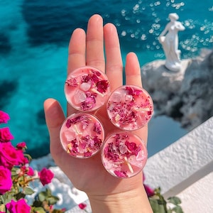 Aphrodite Candles Love Spells Rose Quartz Crystal Candle Favors Witchy Gifts for her under 20 Venus Altar Candles Aphrodite Altar Supplies