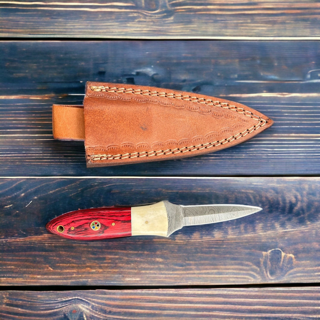 Damascus Steel Oyster Knife Etsy