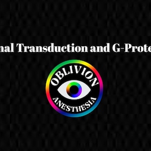 Signal Transduction GPCR Study Guide Cheat Sheet Nurse Anesthesia CRNA SRNA medical student nursing anatomy physiology neuro receptors