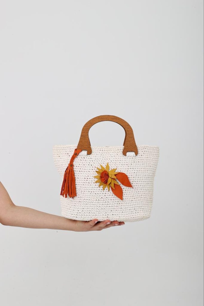 Handmade White Paper Rope Bag - Etsy
