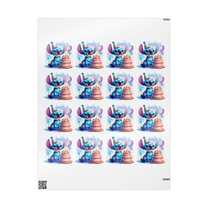 Happy Birthday Stitch Wrapping Papers