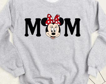 Disney Mom Sweatshirt, Family Disney Shirt, Mothers Day Shirt, Disney Minnie Shirt, Disney Mama Hoodie, Disney Trip Sweatshirt, Disney Tee