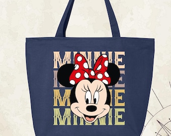 Disney Minnie Bag, Family Disney Bag, Disneyworld Tote Bag, Disney Trip Bag, Disney Tote Bag, Minnie Tote Bag, Disneyland Bags, Disney Bags