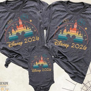 Disney 2026 Shirt, Disney Family Trip Shirt, Disneyworld Shirts, Custom Disney Tee, Disney Vacation Family Crew Tee, Disney Group Shirts