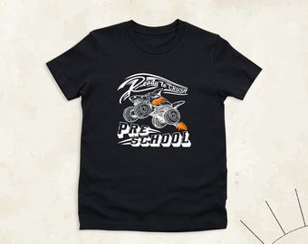 Preschool Boy Shirt, Ready to Crush Preschool Tee, Back to School Tee, Monster Shark Tshirt, First Day of School Shirt, Preschool Gift Shirt