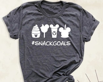 Disney Snack Goals Shirt, Disney Family Trip Shirts, Disney Vacation Snacks Tshirt, Family Matching Cute Disney Shirt, Disney Food Shirts