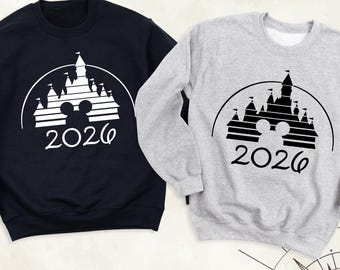 Disney 2026 Sweatshirt, Family Disneyland Trip Shirt, Custom Disney Vacation Hoodie, Disneyworld Long Sleeve Tee, Disney Crew Sweater
