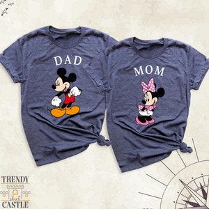 Disney Mom Dad Shirt, Mickey Minnie Tees, Family Disney Shirt, Family Disney Trip Shirt, Disneyworld Family Shirt, Disney Vacation Shirt