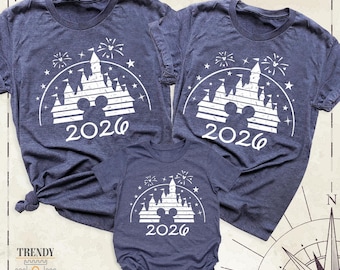 2026 Disney Family Vacation Shirt, Disneyworld Shirts, Family Disney Tee, Disney Trip Shirt, Matching Disney Tshirt, Disneyland Shirt