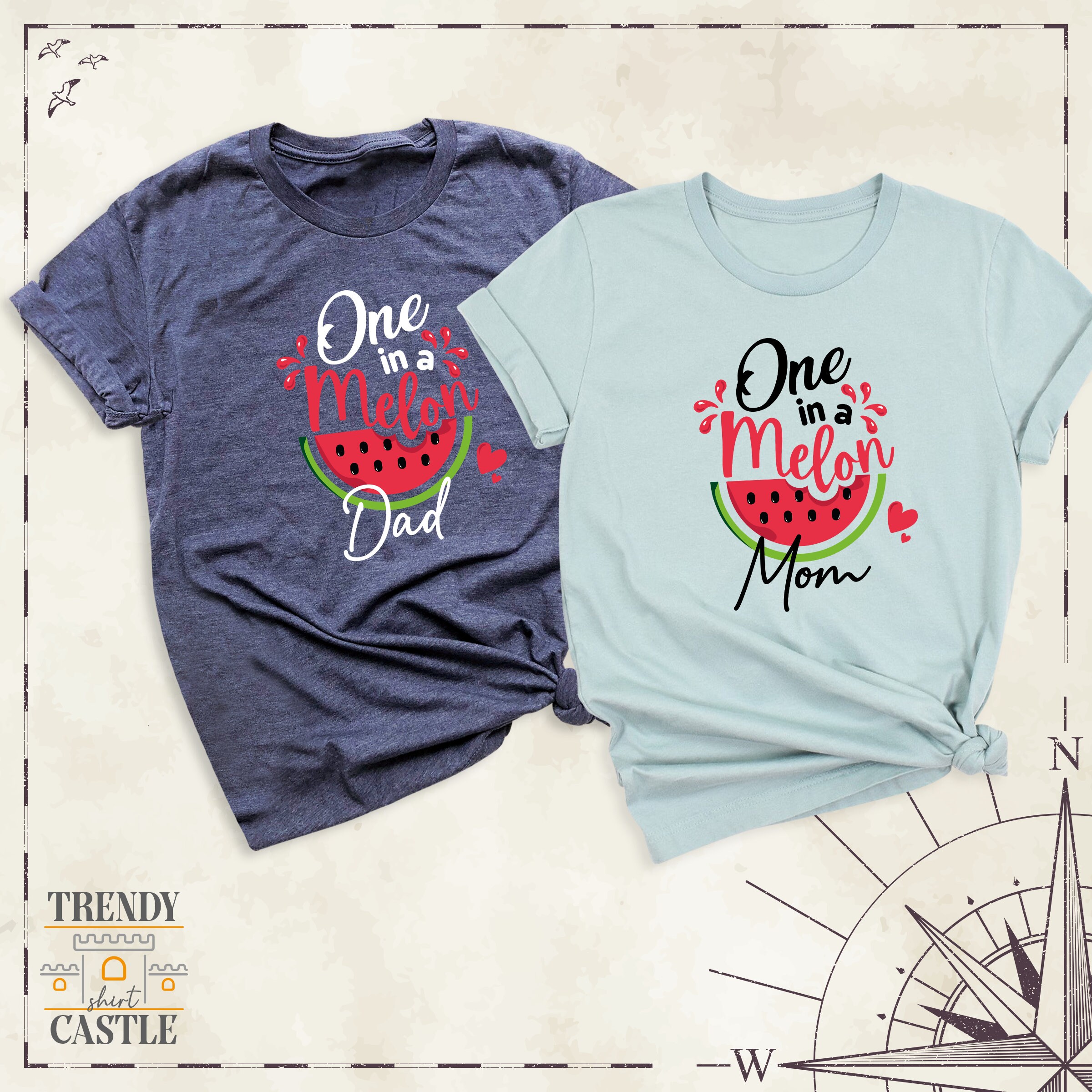 Watermelon Summer Birthday Tee, One in a Melon Mom Shirt, One in a ...