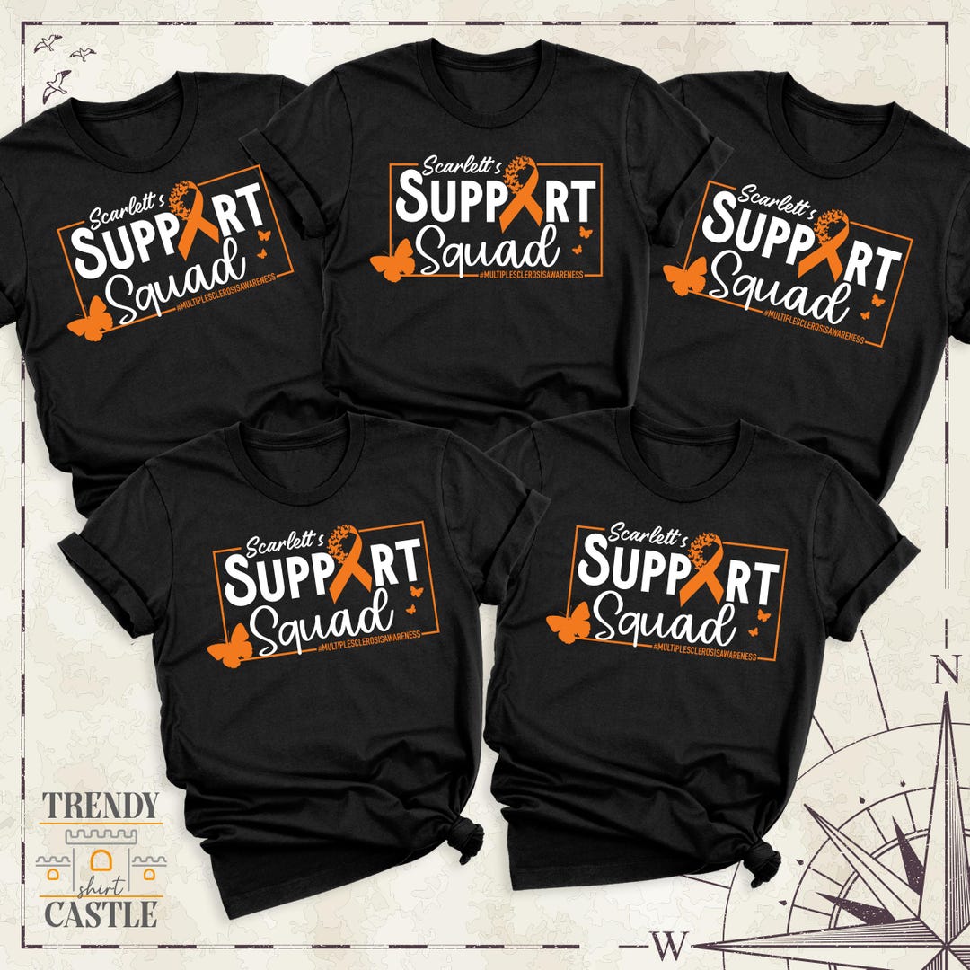 Ms Rafferty Shirt MS Awareness Shirt, Orange Ribbon Shirt, Multiple Sclerosis Tee, MS ...