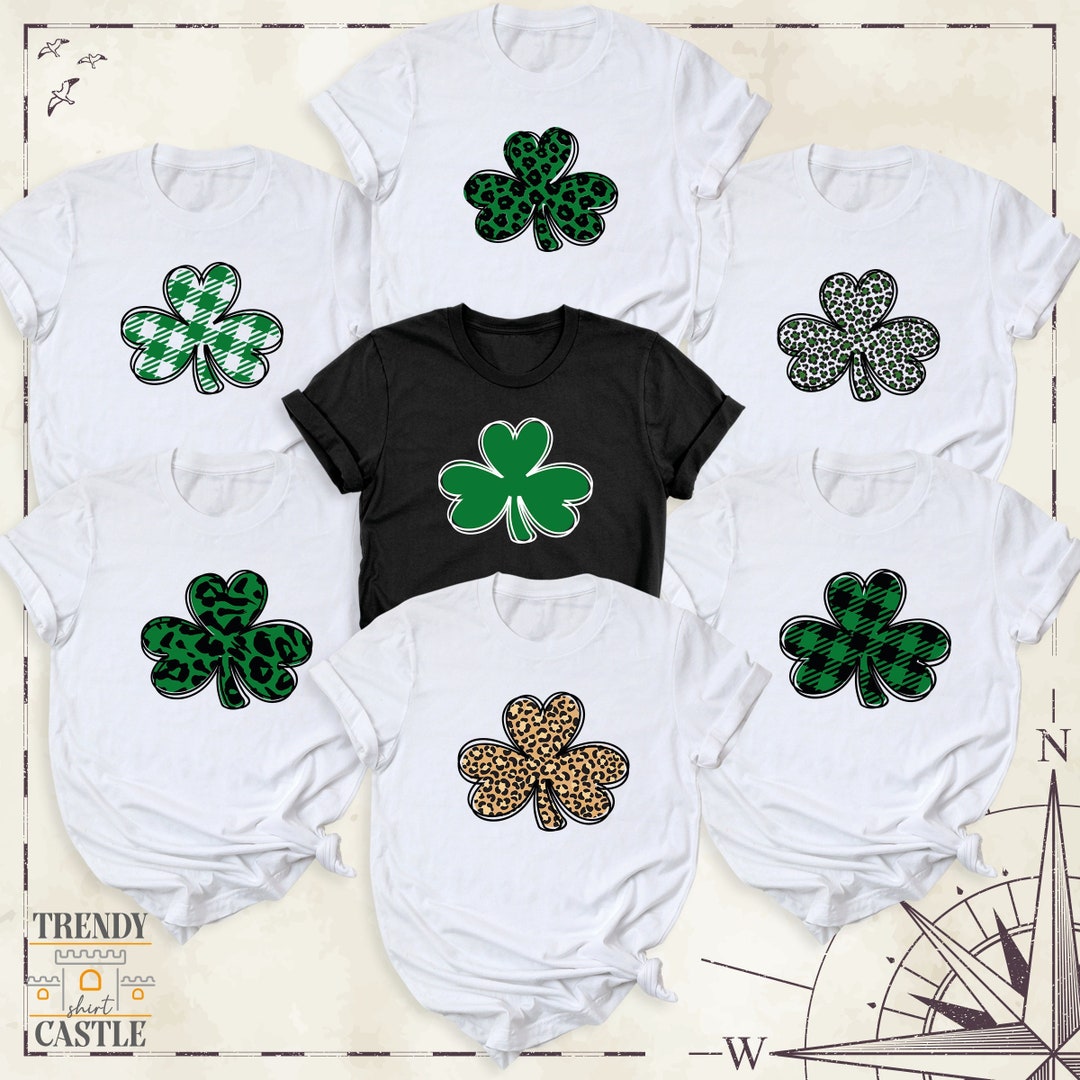 SODSHY St. Patrick's Day T-Shirt For Women | Lucky Irish Shamrocks Graphic Tee, Casual Short Sleeve Top