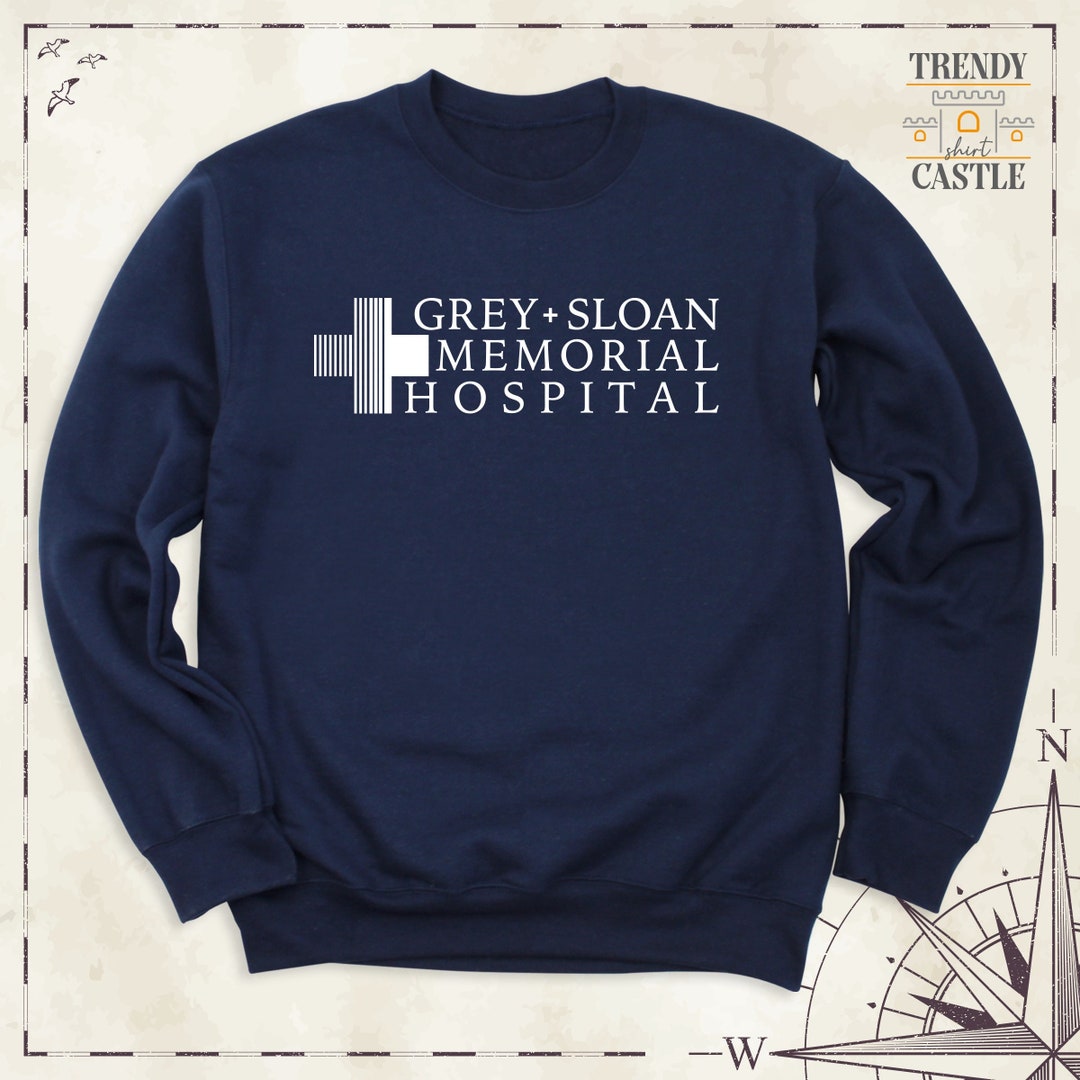 Grey Sloan Memorial Hospital Sweatshirt, Meredith Grey Long Sleeve ...