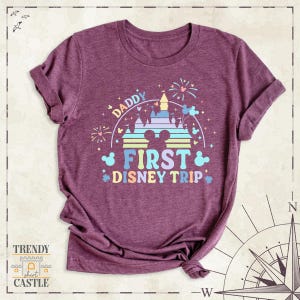First Disney Trip Daddy Baby Matching Shirt by TSC