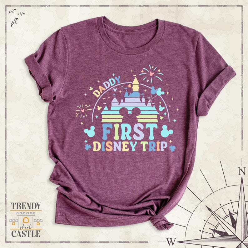 First Disney Trip Daddy Baby Matching Shirt by TSC