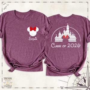 Disney Graduation Trip Shirt, Class of 2026 Family Matching Custom Disney Vacation Tee, Disney Graduate Trip Senior 2026 Shirt