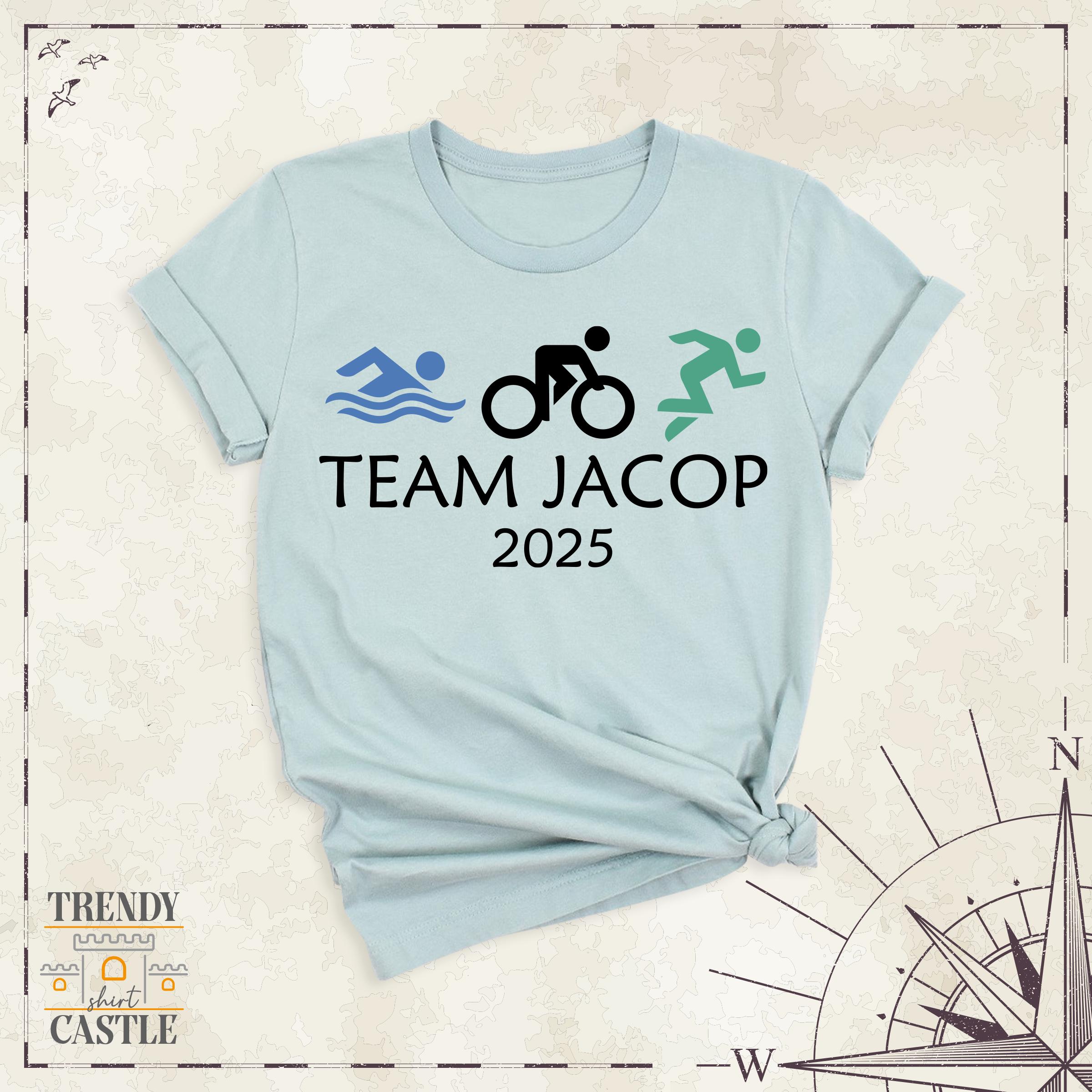 Triathlon Shirts, Custom Team Name Triathlon Shirt, Swimming Biking Running Tee, Triathlon Gift, Triathlon Support Crew Tee, Triathlete Gift