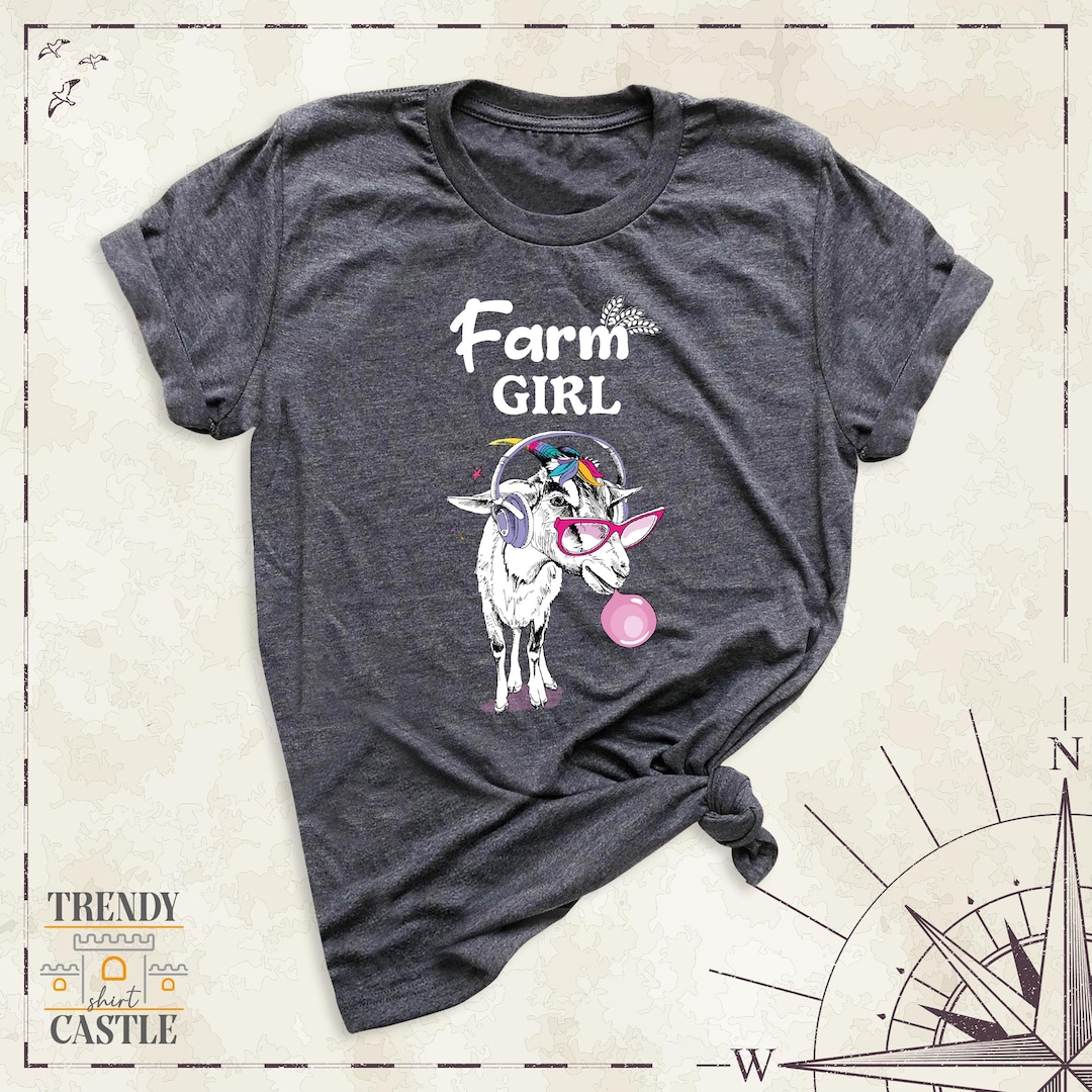 Women's Farm Life Shirt - Boho Chicken Graphic T-Shirt, Country Letter Print Short Sleeve Top - View #9