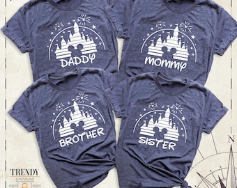 Disney Family Shirts, Disneyworld Shirt, Disney 2026 Tee, Disney Family Vacation Tshirt, Family Disney Shirt, Disney Family Trip Shirt