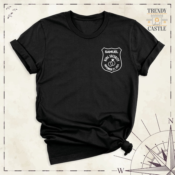 Ring Security T-Shirt Bearer Wedding Gift Shirt Ring Security T-Shirt Bearer Wedding Gift Shirt