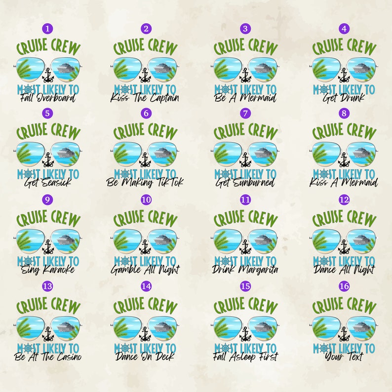 Most Likely to Cruise Crew Shirt by TSC