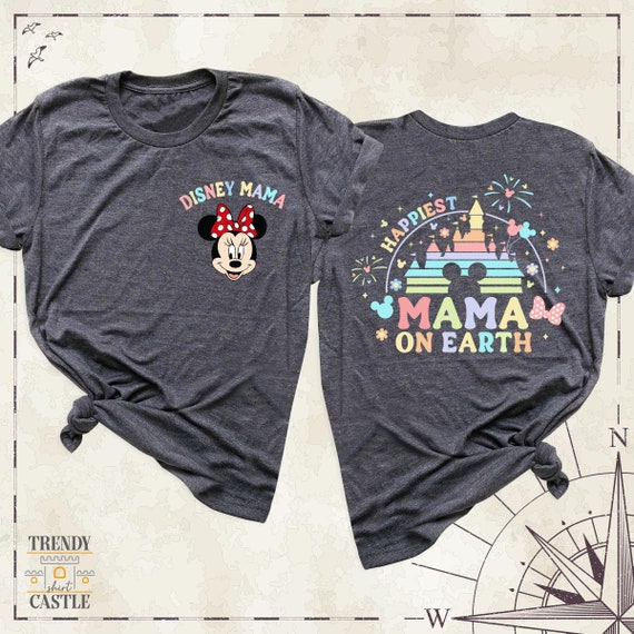 Disney Mama Shirt, Disney Family Shirts, Disneyworld Shirts, Mothers Day Shirt, Happiest Mama On Earth Tee, Disney Mom Shirt, Mommy Shirts