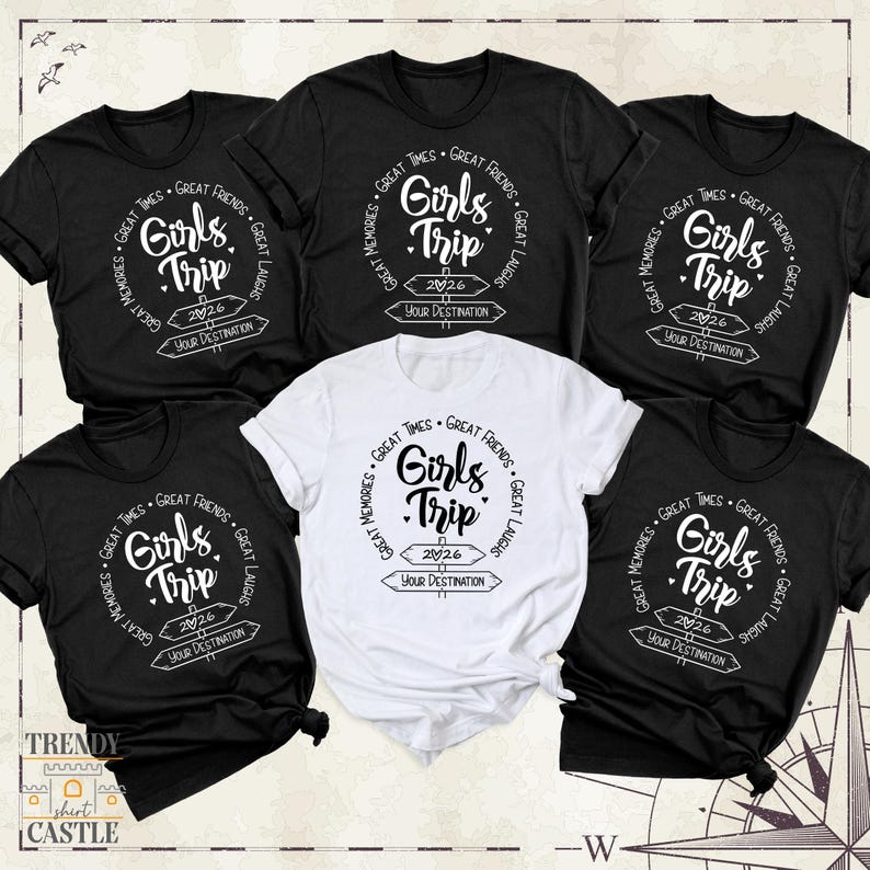 Girls Trip 2026 Shirt Custom Girls Vacay Tee by TSC