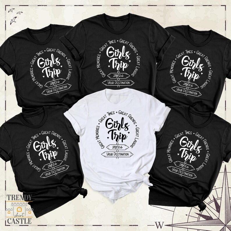 Girls Trip 2026 Shirt Custom Girls Vacay Tee by TSC