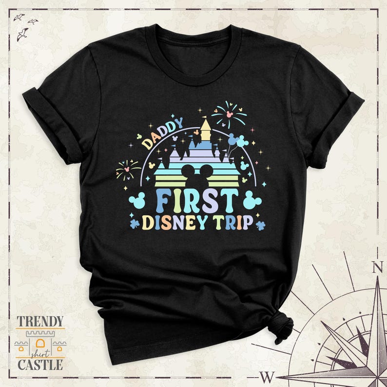 First Disney Trip Daddy Baby Matching Shirt by TSC