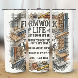 Formwork Life Digital konst, Konstruktion, Citat om byggt innan det setts, 300 DPI, Högupplöst tumlaromslag, Raka, avsmalnande versioner