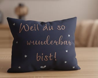 Pillows with custom designs | Pillows with birth details | Pillows with names | Pillows with pockets