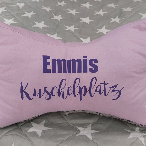 Leseknochen, Personalisierte Kissen, Kissenbezüge, Kissen mit Geburtsdaten, Einschulung, Aplikation, Geschenke zur Geburt, Oma, Opa,