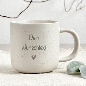Wunschtext Geschenk Tasse | Personalisierte Kaffeetasse, Geburtstag & Weihnachten Geschenkidee Freundin, Individuell gravierte Keramiktasse