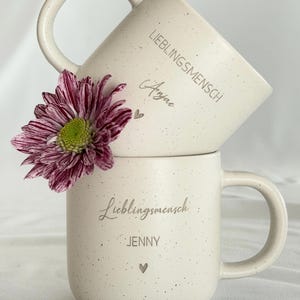 Personalized ceramic mug for a loved one | Gift for girlfriend, mug with name, coffee mug, gift for mother and daughter, farewell gift for colleague image 7