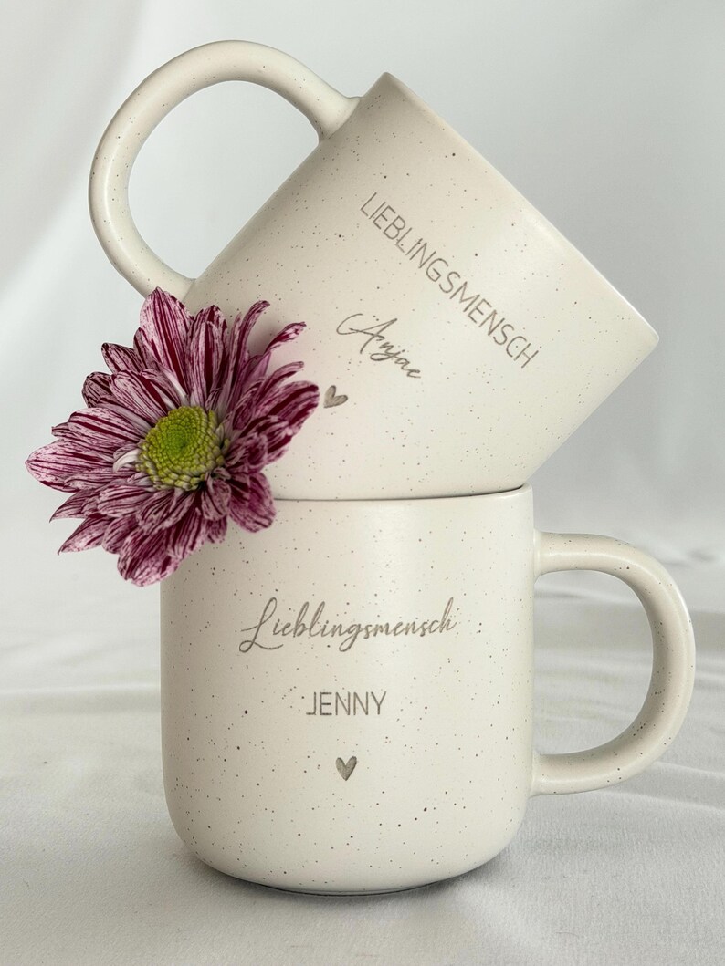 Personalized ceramic mug for a loved one | Gift for girlfriend, mug with name, coffee mug, gift for mother and daughter, farewell gift for colleague image 7