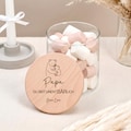 Father's Day Gift Cookie Jar | Personalized Father's Day Gift Jar with Engraving "Dad, you are unbelievably awesome", Gift Idea for Dad
