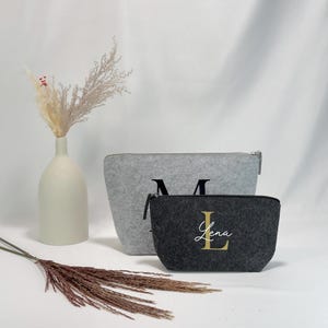 Personalisierte Kosmetiktasche mit Name | für Geburtstag, Jubiläen, Weihnachten, Geschenk, Freund, Mutter, Mama, freundschaft, kulturtasche