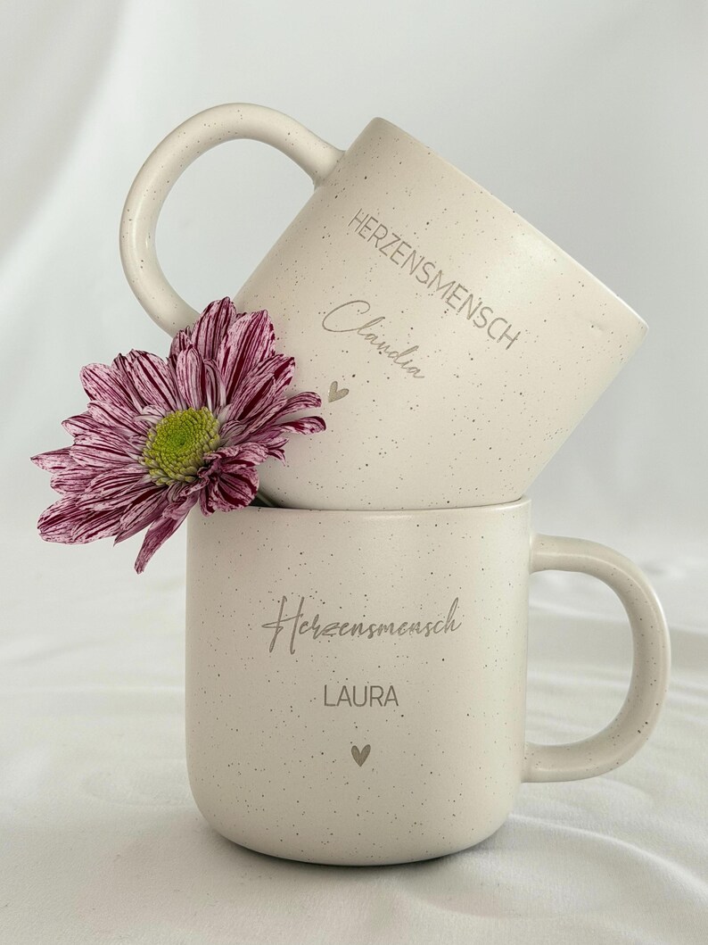 Personalized ceramic mug for a loved one | Gift for girlfriend, mug with name, coffee mug, gift for mother and daughter, farewell gift for colleague image 6