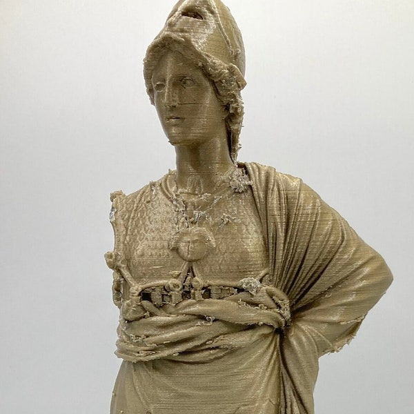 Griechische Skulptur der Athena 250 mm, museale Reproduktion