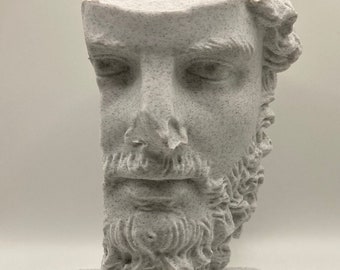 Roman sculpture head of Lucius Verus 7.3inch/185mm, museum reproduction