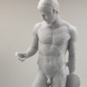 Greek sculpture Discobolos 9.8 inch/250 mm, museum reproduction