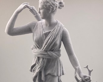 Grieks beeld Diana/Artemis 9,8 inch/250 mm, museumreproductie