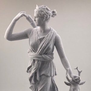 ローマ彫刻女性像「プディシティア」9.8インチ/250mm、美術館複製