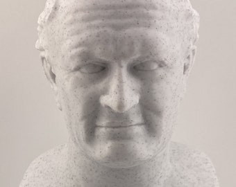 Roman sculpture Vespasian 8.6 inch/225 mm, museum reproduction