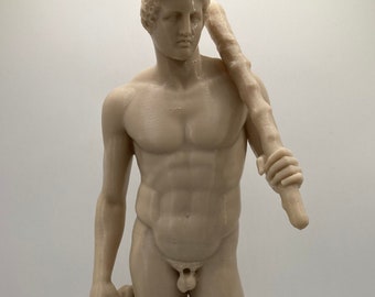 Greek sculpture Heracles 9.8 inch/250 mm, museum reproduction