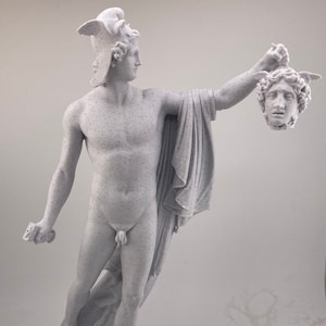 Canova classical sculpture Perseus with the head of Medusa 9.8 inch/250 mm, museum reproduction