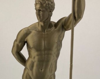 Sculpture grecque Hellenistic Ruler 9,8 pouces/250 mm, reproduction de musée