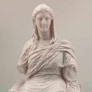 Greek sculpture Demeter of Knidos 7.9 inch/200 mm, museum reproduction