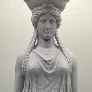 Greek sculpture Caryatid from the Erechtheion 9.8 inch/250 mm, museum reproduction